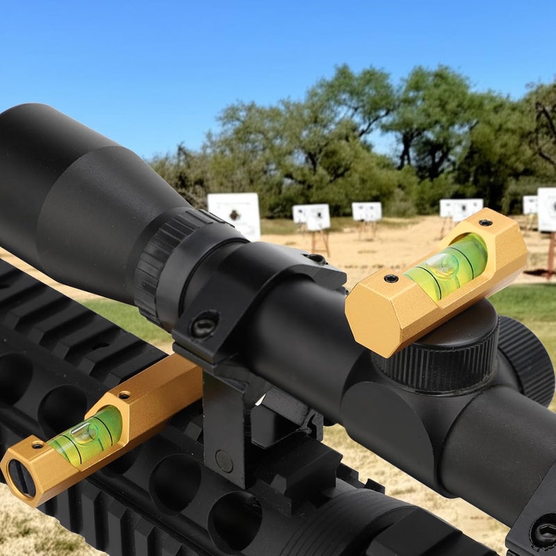 Thwackor Scope Bubble Level Picatinny Level Scope Leveling Kit Professional Design High Precision (Gold) - Image 5